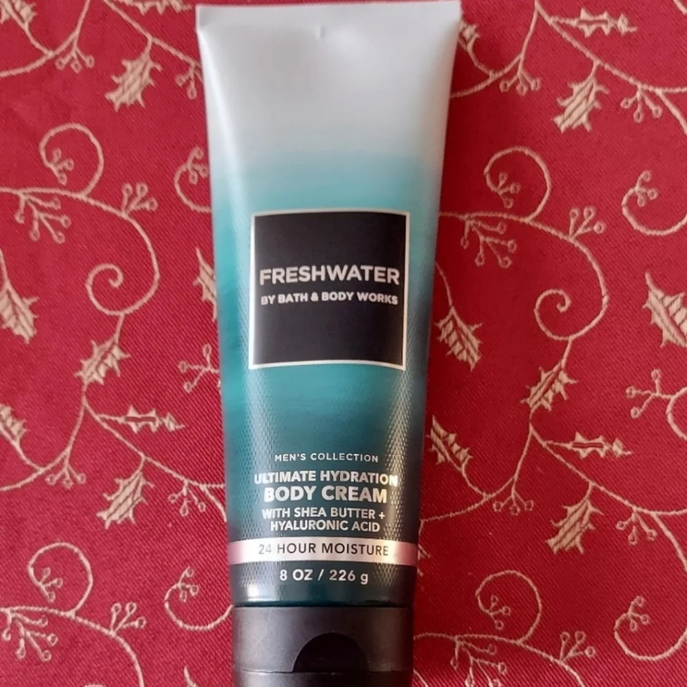Bath and Body Works Men's Collection FRESHWATER Ultra Hydration Body Cream NWT